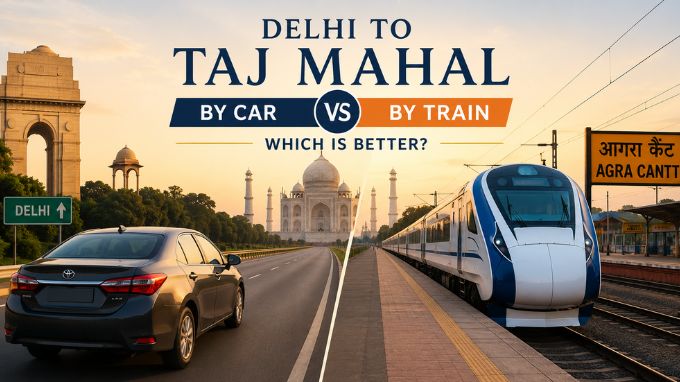 Delhi to Taj Mahal by train
